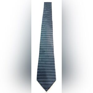 Jones New York Geometric Silk Tie Blue/Black